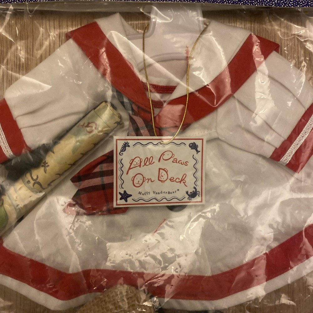 Muffy VanderBear “All Paws On Deck” Outfit NIP 1995