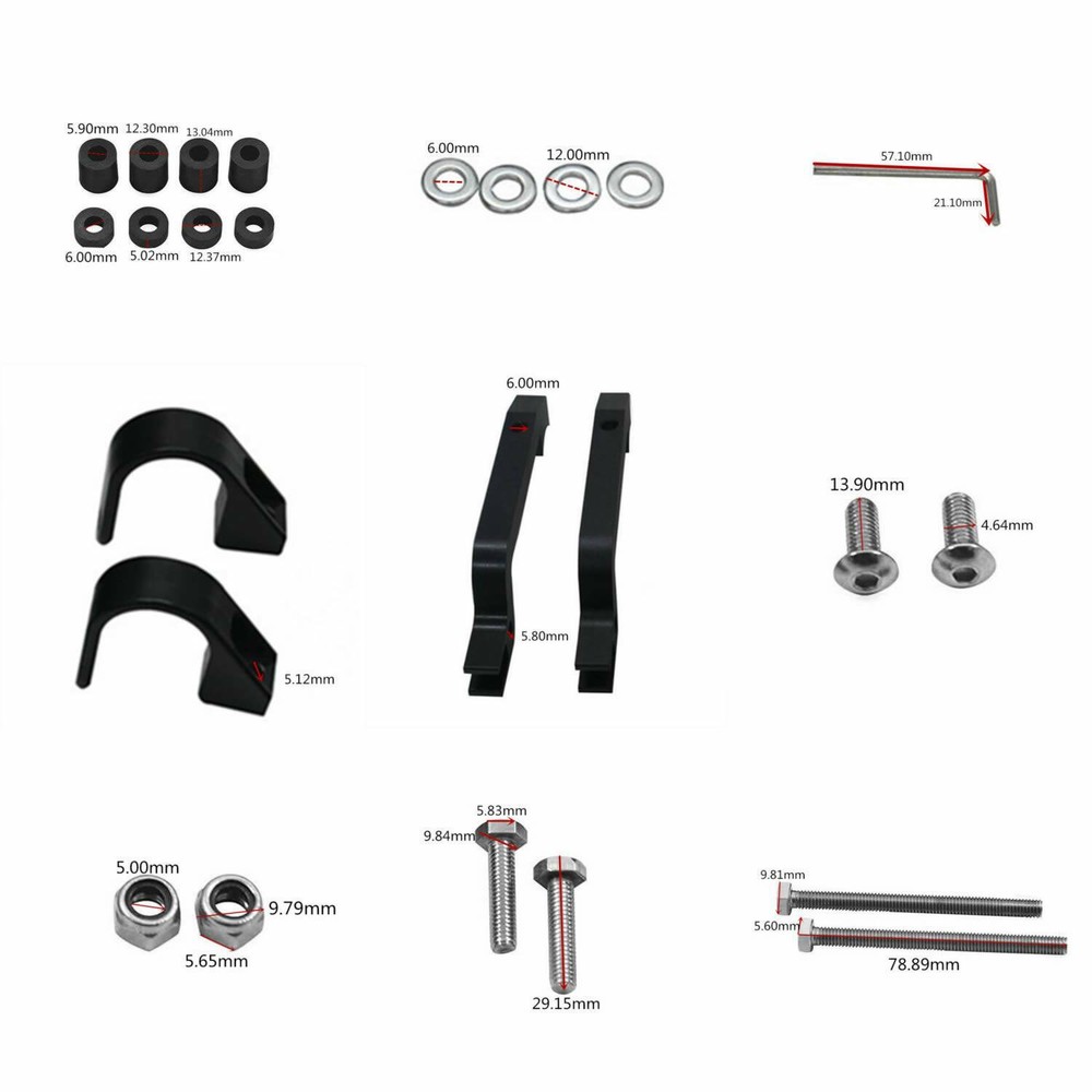 Replacement Powermadd - 34450 - Snowmobile Handlebar Mount Kit