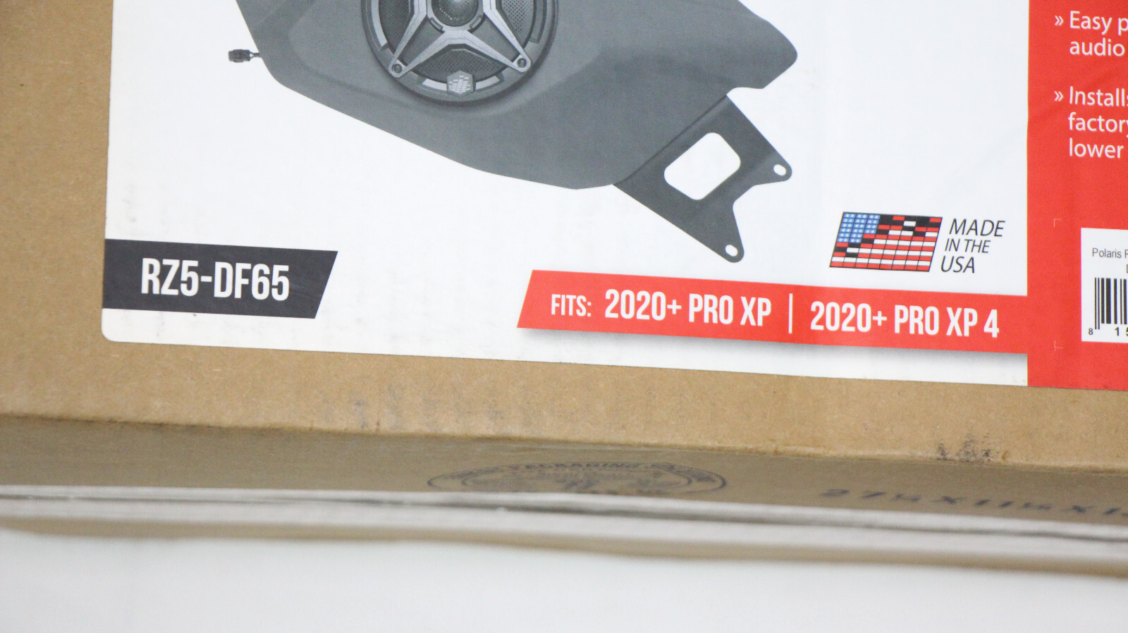 SSV Works Front Door Speaker pods W/ 6.5" SSV Speakers 20-24 Polaris RZR PRO XP