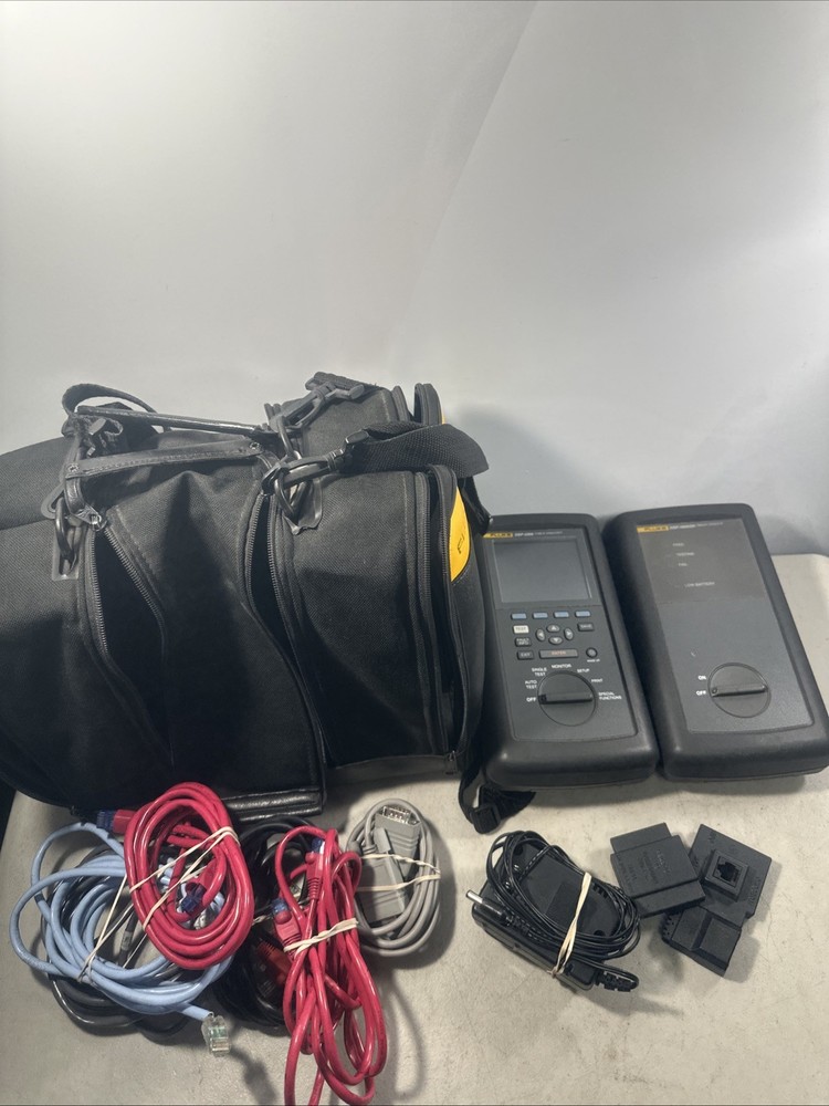 Fluke DSP-2000 Digital LAN Cable Analyzer & DSP-2000SR Smart Remote (read Desc)