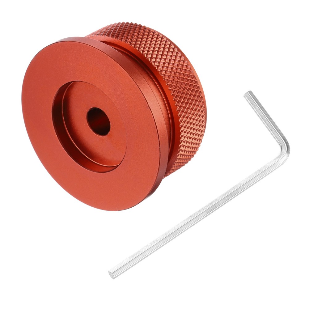 Aluminium Potentiometer Knobs 1/4"x1.5", Volume Tone Control Knobs, Red