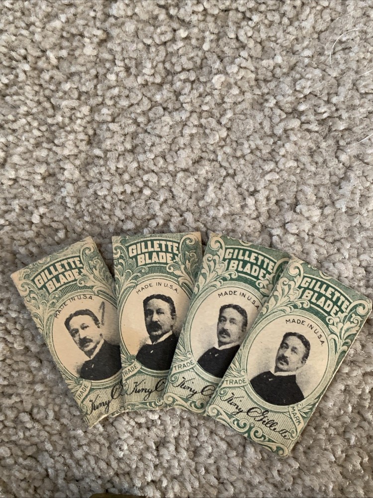 Vintage Gillette Brass Razor Blade Holder