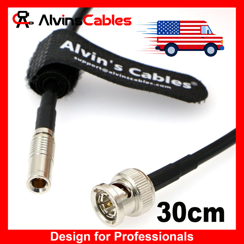 Timecode Cable for Canon R5C DIN 1.0/2.3 to BNCTime Code Cable 30cm12"
