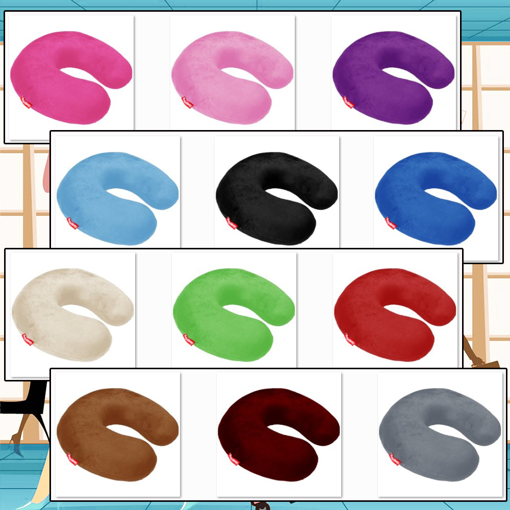 Soft Memory Foam U Shaped Travel Pillow Neck Head Back Support Rest Cushion SALE