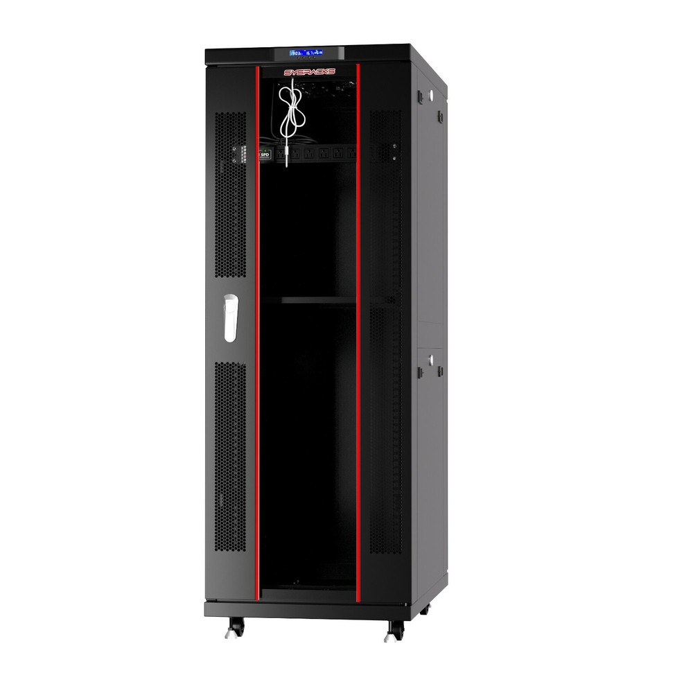 37U Server Rack IT Cabinet Data Network Rack Enclosure - 32-Inch Deep Rack Stand