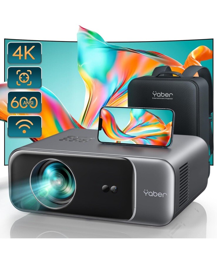 New YABER Pro V9 Entertainment Projector