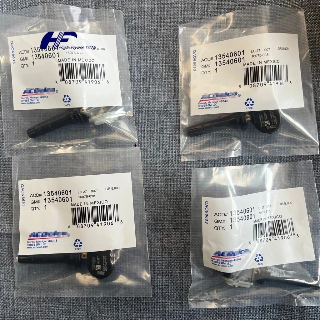 4PCS Genuine OEM TPMS 13540601 Tire Pressure Sensor For GMC Trucks & Vans