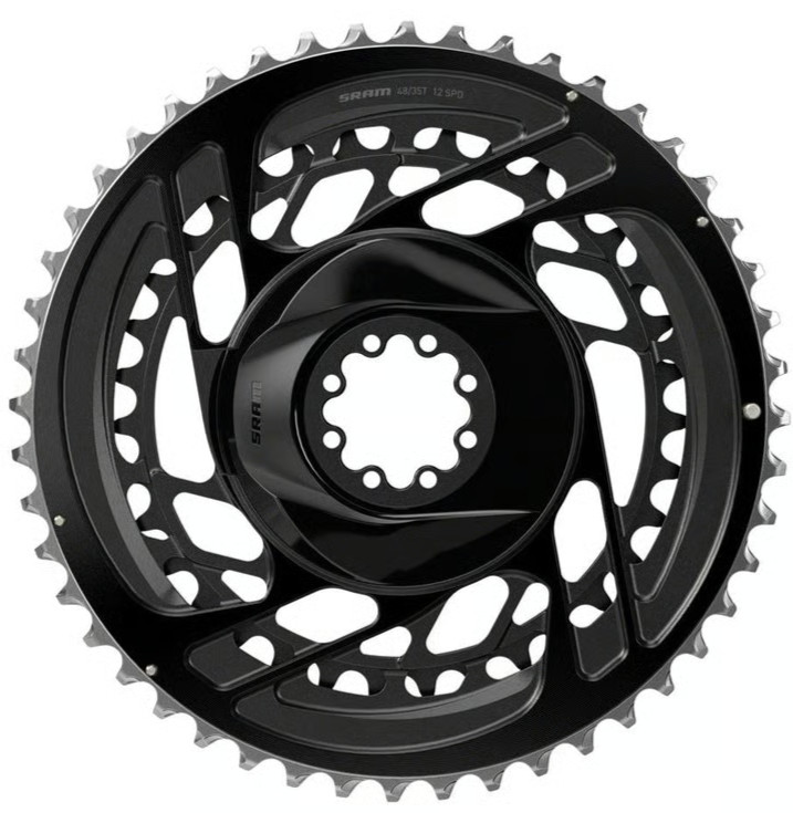 SRAM Force AXS 2x 12 Spd D2 Chainring Set 48/35T Road Gravel 8 Bolt Direct Mount