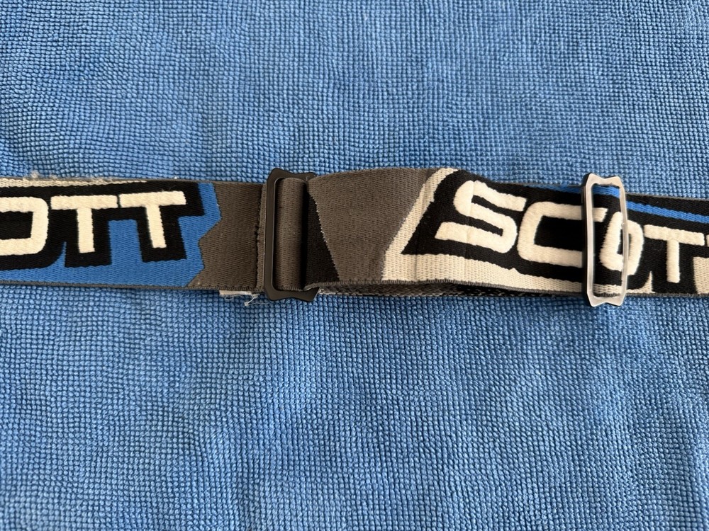 SCOTT PAINTBALL Goggle Strap - BLUE/BLACK/WHITE/GREY