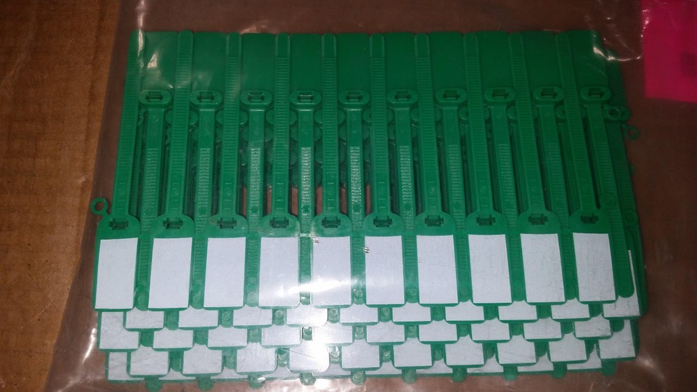 3" Write-On Green Security Tag Quantity of 100 Fast Shipping!!!
