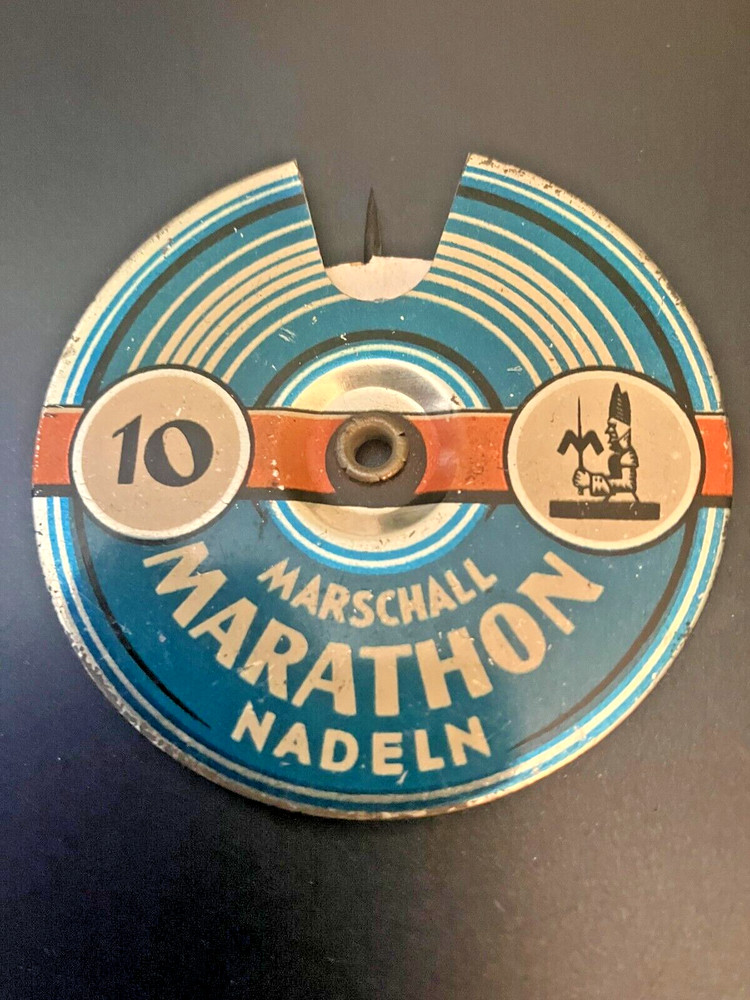 Marschall Marathon Phonograph Needles Tin Germany