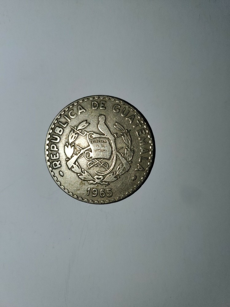 1965 Guatemala 25 Centavos