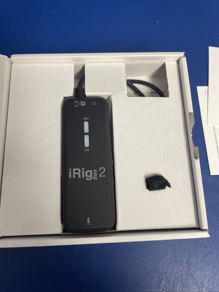 iRig Pre 2 Mobile Microphone Interface – iOS Android DSLR.