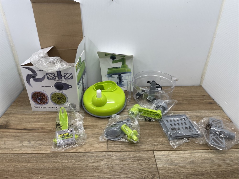 New Open Box EZ Pro Manual Chopper/Food Processor
