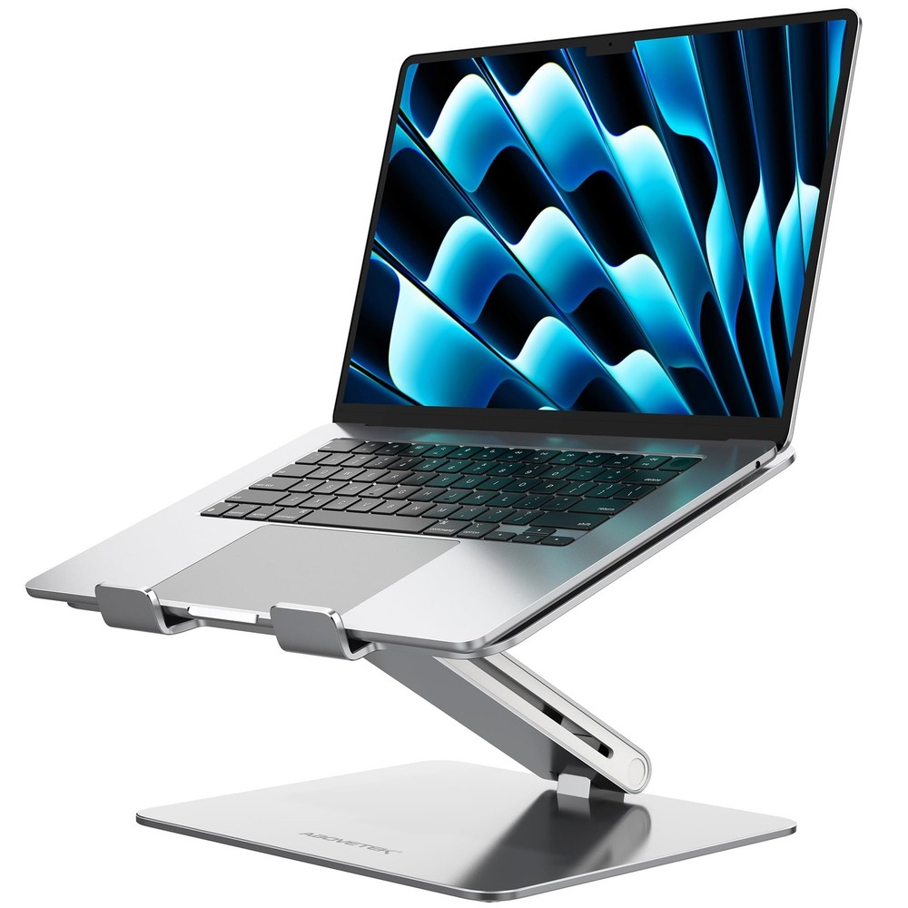 AboveTEK Laptop Stand, Adjustable Portable Computer Riser, Ergonomic Aluminum