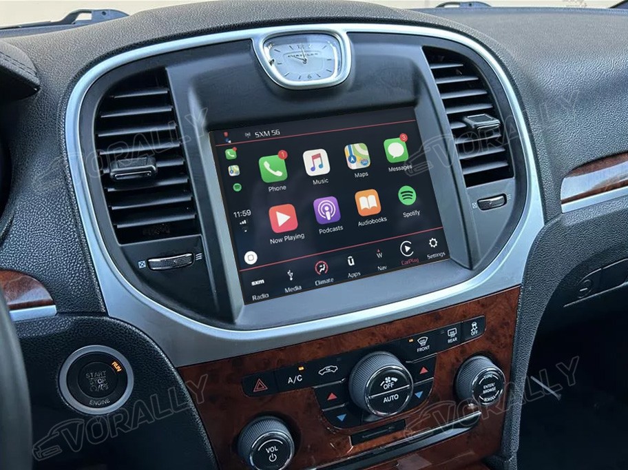 64G Carplay For 11-14 Dodge Charger Chrysler 300 Car Stereo Radio GPS Android 15