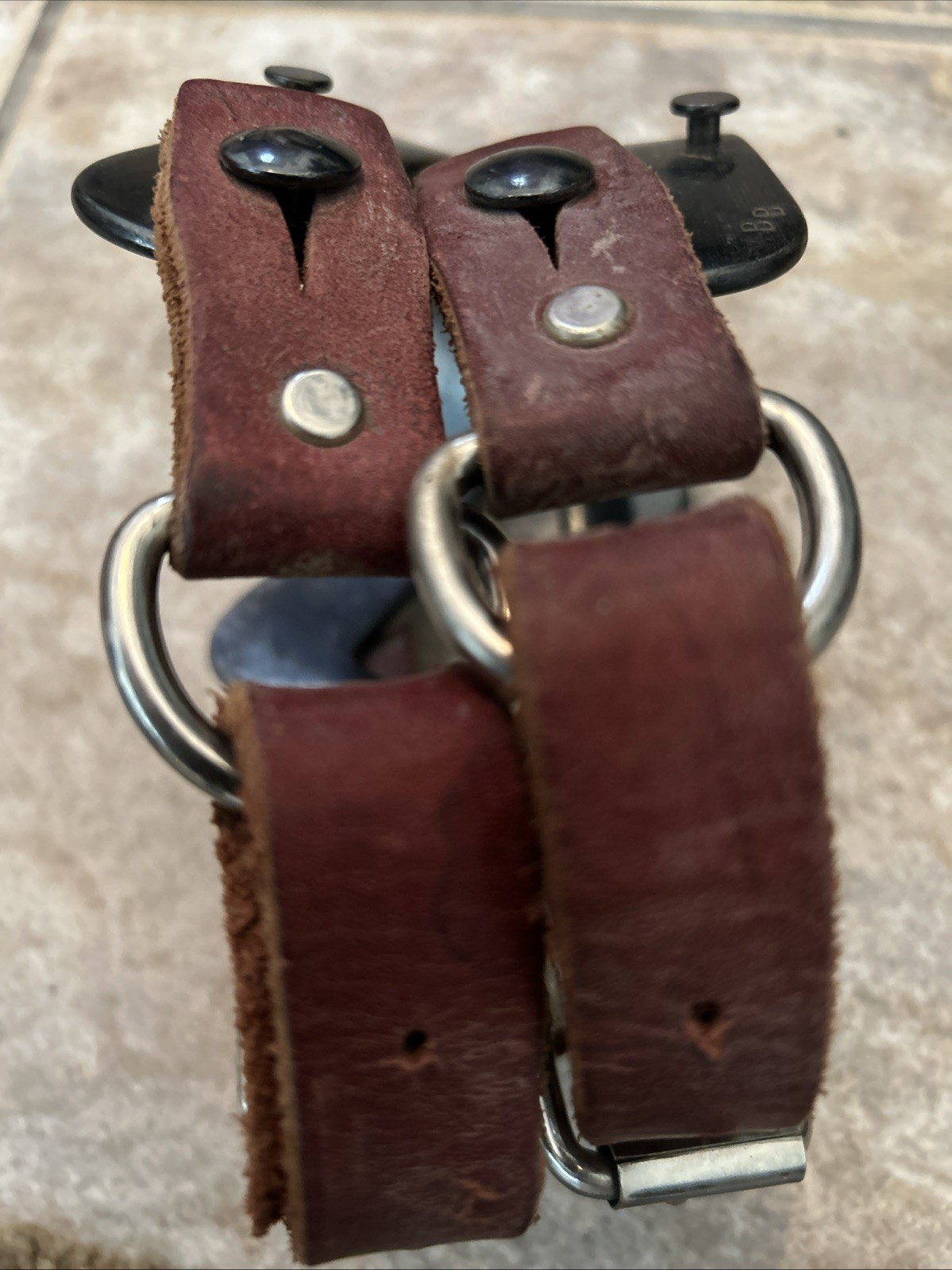 Vintage Western Cowboy Spurs Marked BB Bob Blackwood