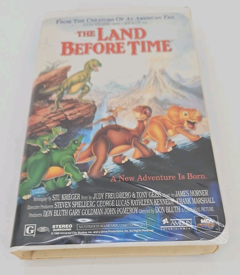 The Land Before Time VHS Tape
