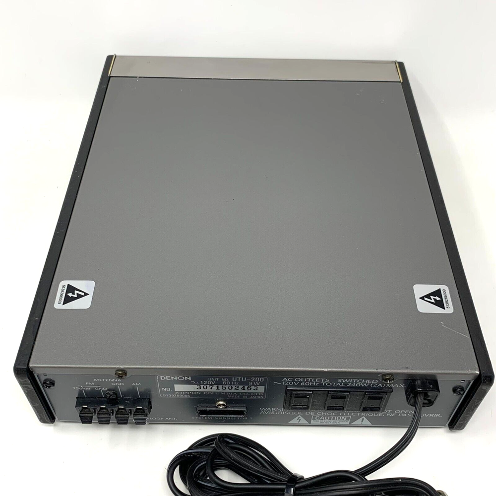 Denon UTU-200 Precision Audio Component AM/FM Stereo Tuner - TESTED!