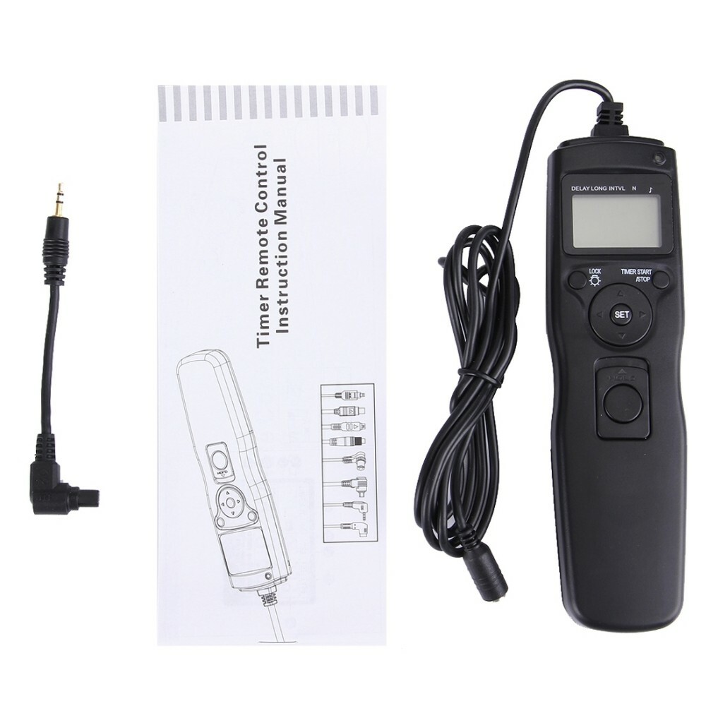 Timer Remote Control Shutter For Canon EOS 5D Mark II III 6D 7D DSLR Camera US