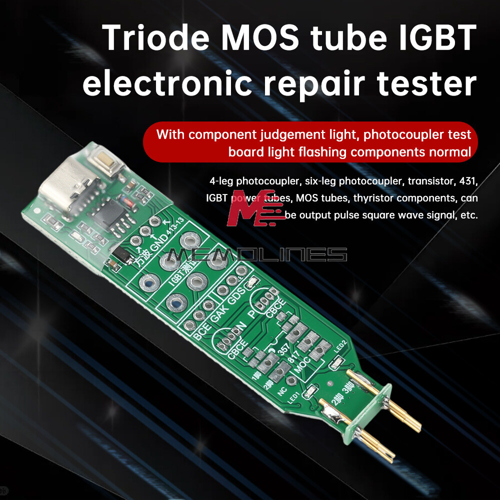 Multi-functional Light-emitting Electronic Tester Triode MOS IGBT Repair Tester