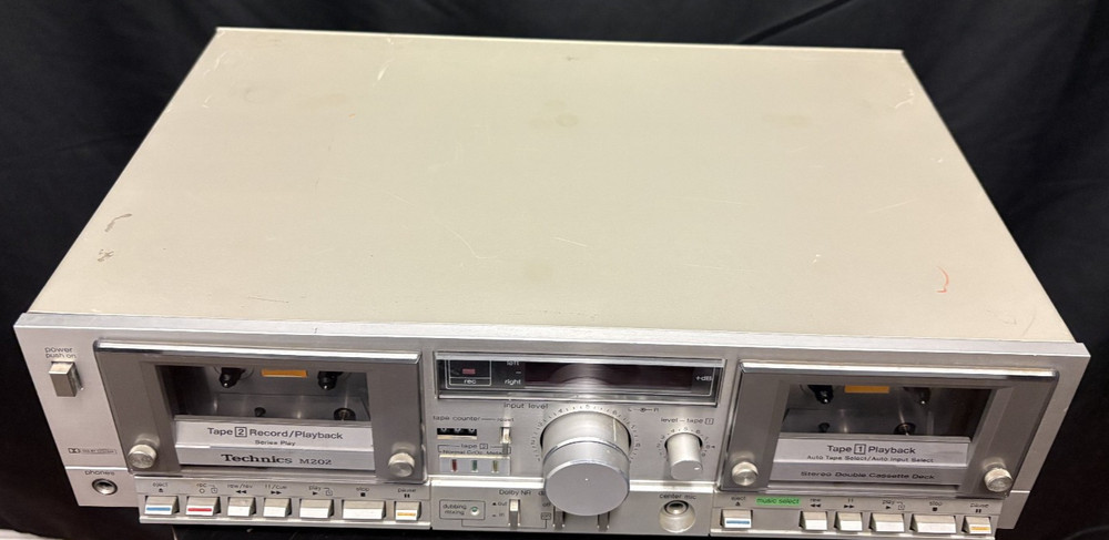 VTG Technics RS-M202 Cassette Deck Player & Recorder AS IS! READ DESCRIPTION!