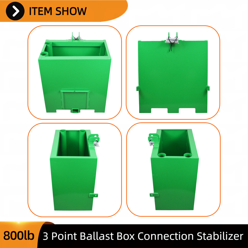 3-Point Tractor Ballast Box Heavy Stabilizer for Tractor & Loader Attachment