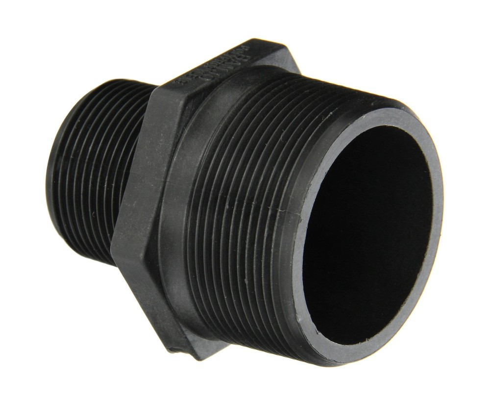 Banjo RN200-125 Polypropylene Pipe Fitting, Reducing Nipple, Schedule 80, 2" ...