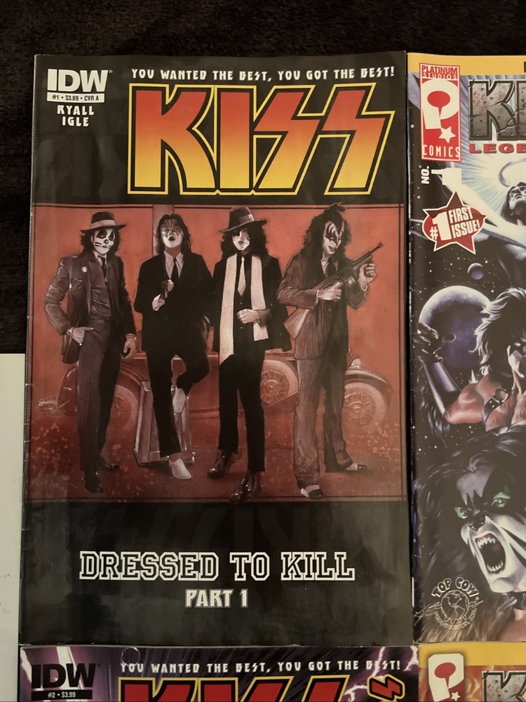 Kiss Comic Books Memorabilia Lot
