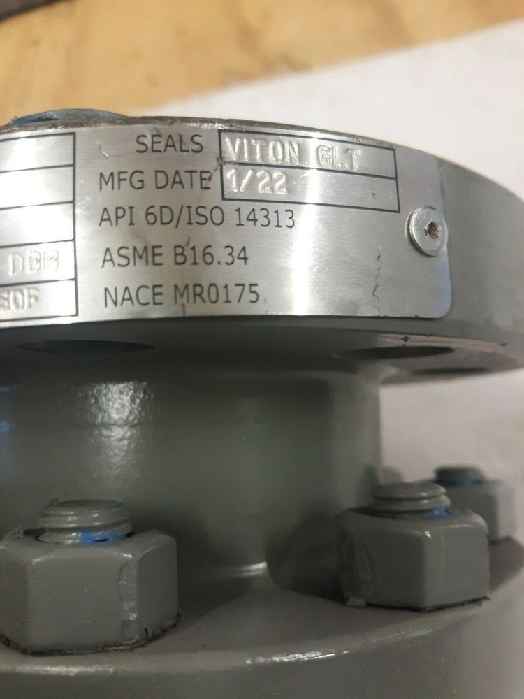 2" High Pressure Valve Class 600 Devlon Seat (1F)