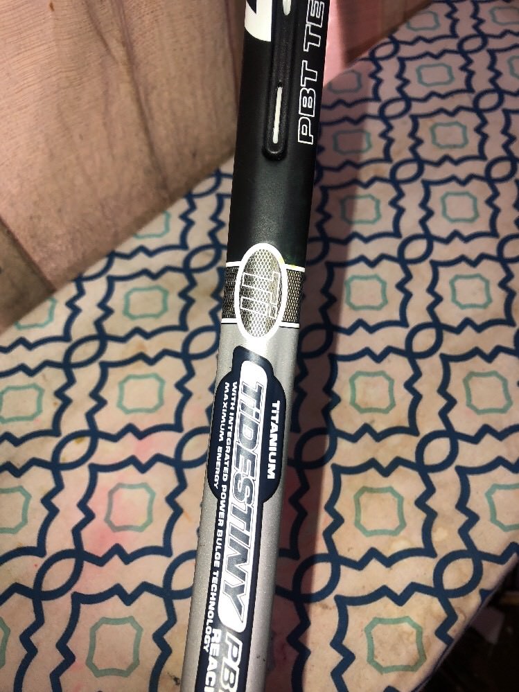 Titanium Tidestiny PBT Reach Pattern 16Mx20x Racket 265 Gently Used