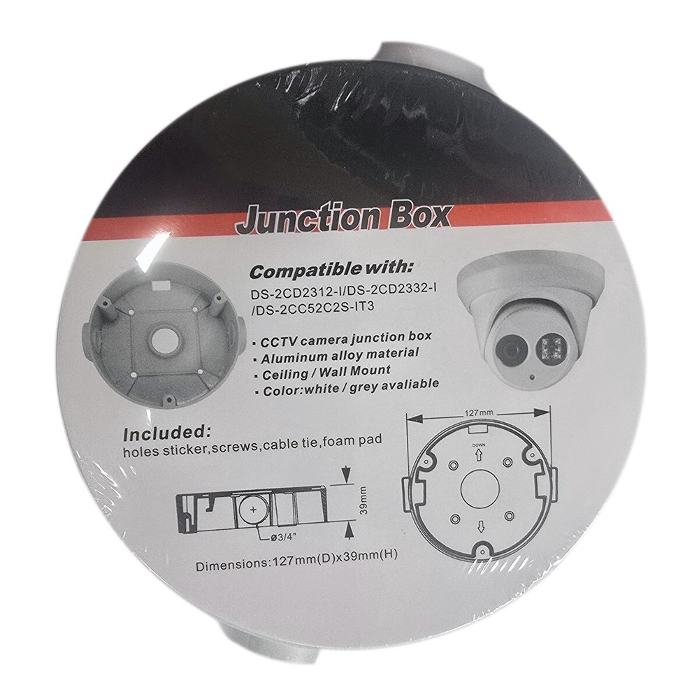 Junction box for Bullet Dome Turret CCTV Camera