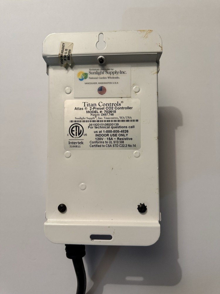Titan Controls Atlas 2 CO2 Controller + Manatee Regulator w/ Solenoid