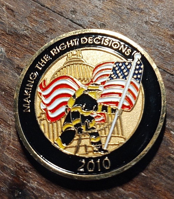 Firefighter Challenge Coin ~ CONGRESSIONAL FIRE SERVICE INSTITUTE 2010