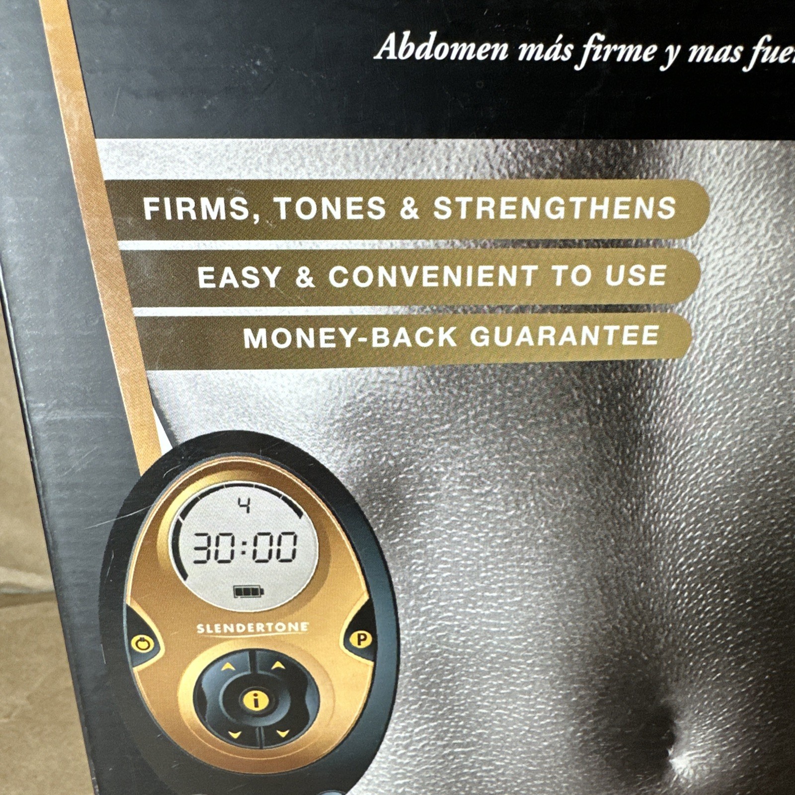 Dead BATTERY Slendertone X-70 Ab Toning Belt Controller Charger With Extra Gel