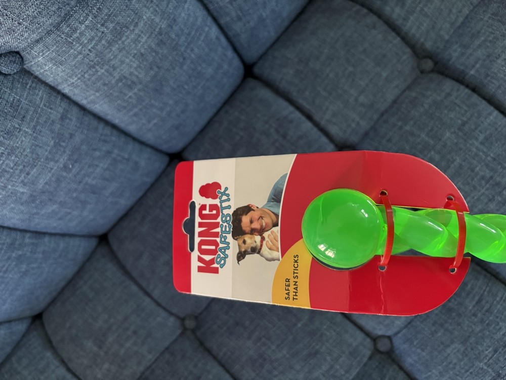 dog toy throwing rubber/plastic stick