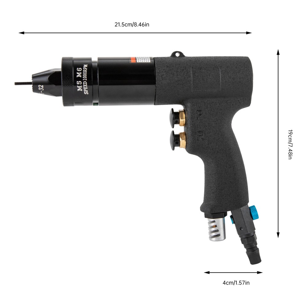 Professional Pneumatic Rivet Nut Gun Riveting Machine Air Rivet Nut Pull Setter