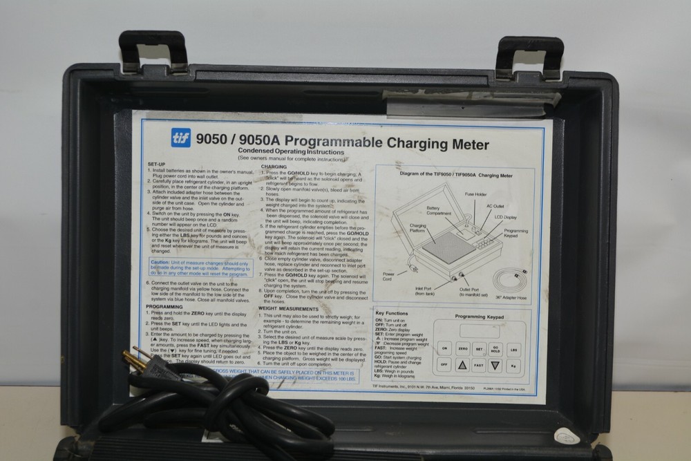 Tif 9050 / 9050A Programmable Charging Meter #L155