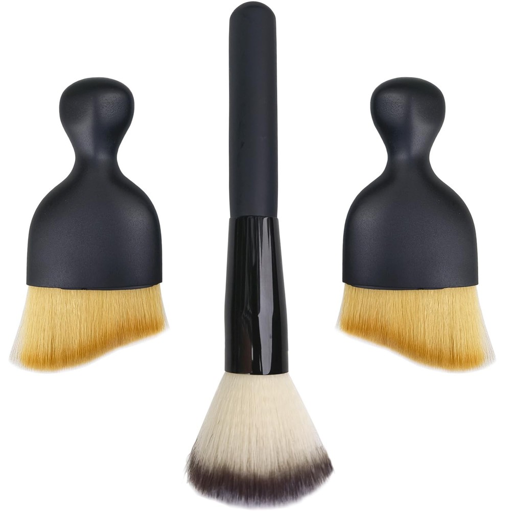 3 Pack Exquisite Microfiber Duster Brushes, Feather Duster,Car Interior Clean...
