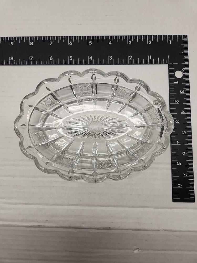 lead crystal Rellish dish