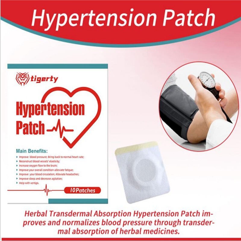 ⚡20Pc Hypertension Relief Patch Herbal BP Support Improve Circulation US Stocked