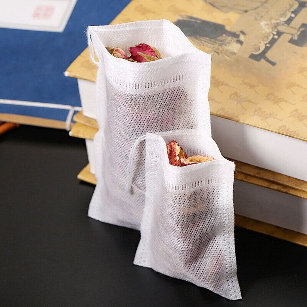 10-5000pcs Disposable Filter Drawstring Flip Empty Teabag Herb Loose Tea Bag LOT
