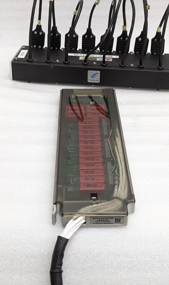 Agilent 34970A Data Acquisition Switch Unit W/ 34902A 16 Channel Multiplexer.
