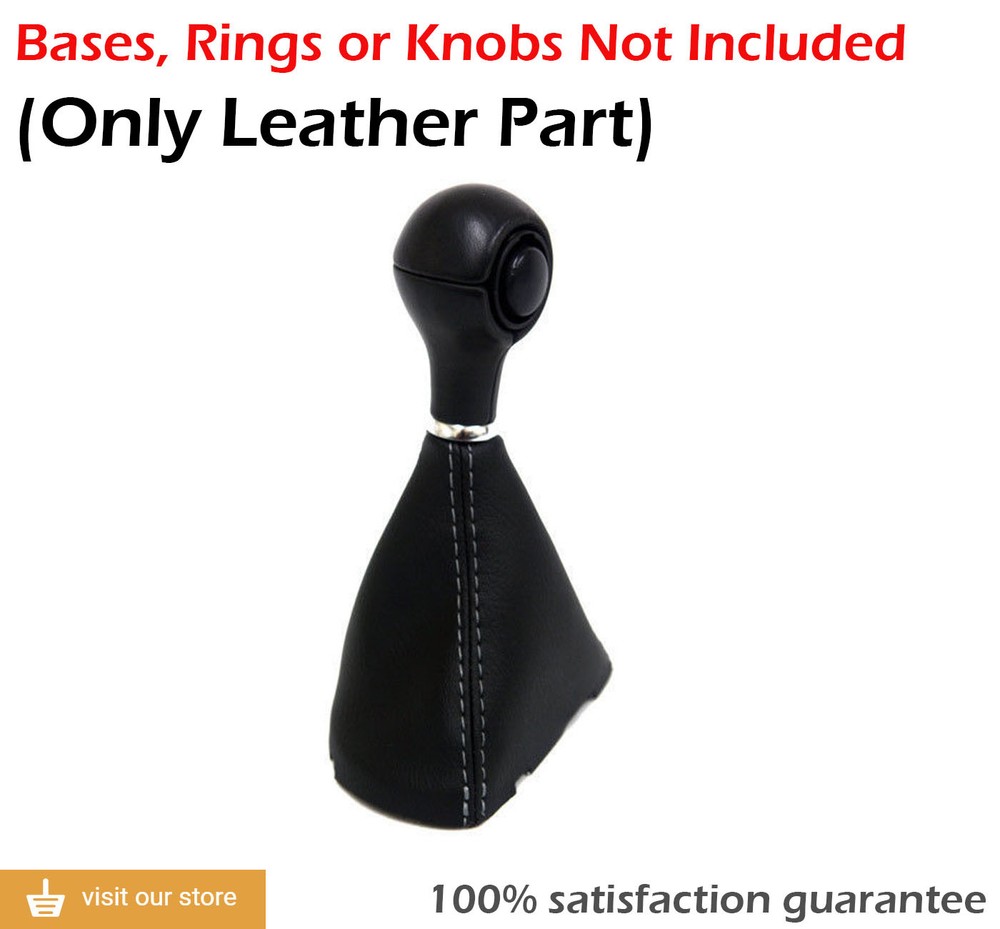 Automatic Shift Boot Replacement PVC Leather Fit for Audi TT 08-16 Gray Stitch