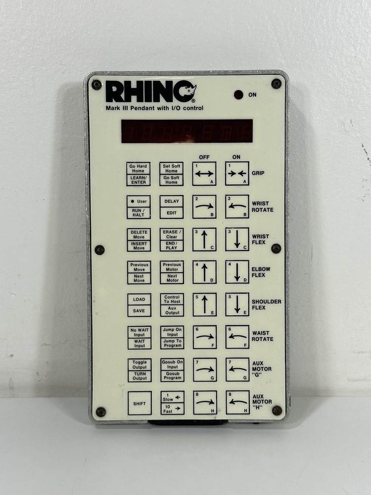 Rhino Robot XR Series Mark III Controller with Handheld Pendant Controller