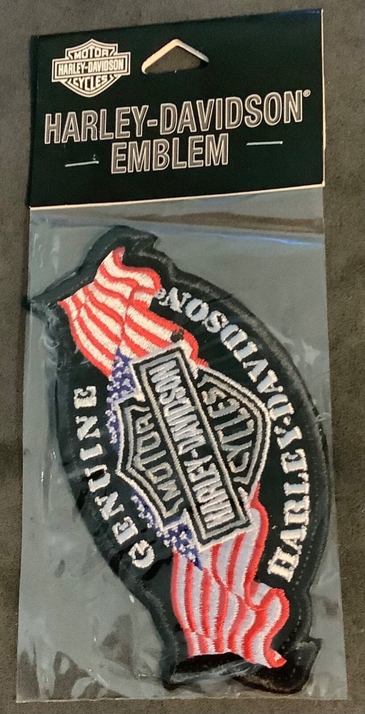 2005 Harley Davidson Patch/Emblem Genuine Salute Flag NIP