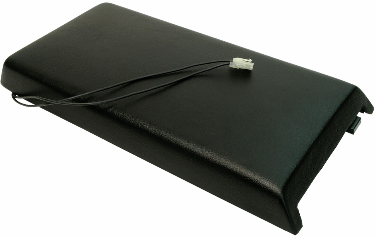 1984 - 1989 Corvette Center Console Compartment Door Lid Black + Light C4 NEW