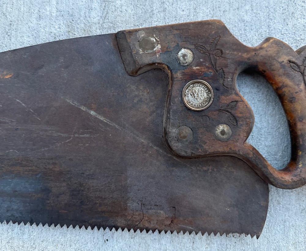 Vintage E.C Atkins 26” HAND SAW