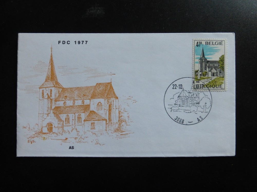 Belgian First Day cover As, 1977