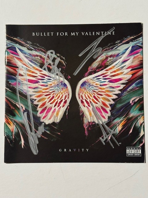 Bullet For My Valentine - Gravity Autographed Signed CD